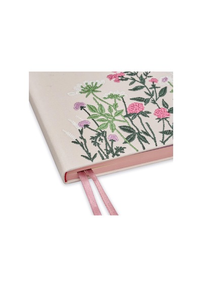 19x25 Ciltli Nakışlı Kapak- Clower Meadow Çok Renkli