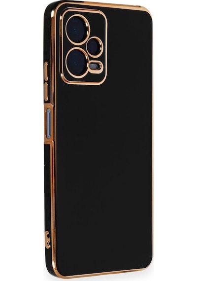 Xiaomi Poco X5 5g Kılıf Volet Luxury Seri Kamera Korumalı Silikon Kapak Siyah