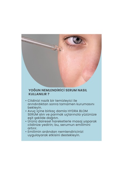 Hyaluronik Asit Serum - Hydra Bloom Serum - Yoğun Nemlendirici Serum - 2 Adet