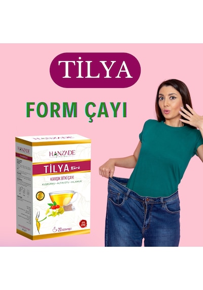 Tilya Kürü Form Çayı Kuşburnu Altın Otu Ihlamur 20 Süzen Poşet