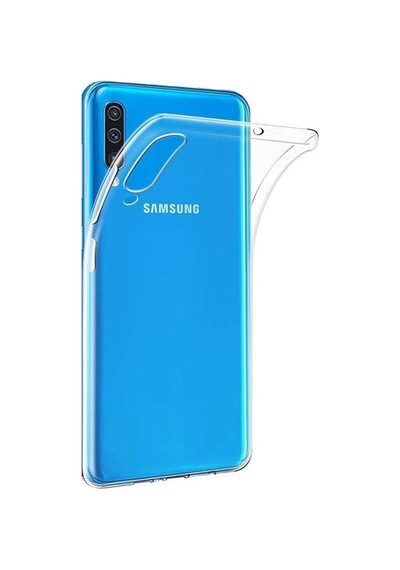 Samsung Galaxy Uyumlu A50 Kılıf Süper Silikon Arka Kapak Şeffaf Darbe Em
