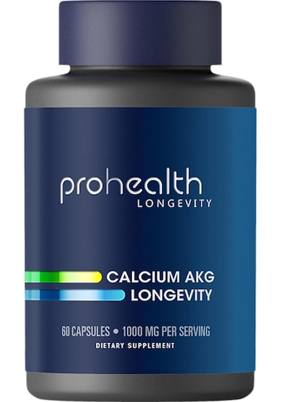 Prohealt Calcium Akg Alpha Ketoglutarate Healthy Aging Bone, Joint & Cartilage 1000 Mg 60 Caps Aromasız