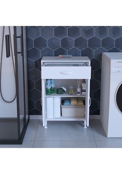 Çok Amaçlı Dolap Çekmeceli Ve 2 Kapaklı Mutfak Dolabı Banyo Dolabı Ofis Dolabı Raflı Beyaz Çok Amaçlı Dolap Çekmeceli Ve 2 Kapaklı Mutfak Dolabı Banyo Dolabı Ofis Dolabı Raflı Beyaz