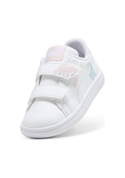 Puma Smash 3.0 Dino Çocuk Spor Ayakkabı Beyaz