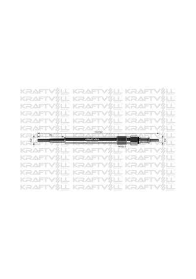 Kraftvoll 05030080 Kızdırma Bujisi W204 07-09 S204 07-09 W211 06-08 S211 06-08 A0011596801