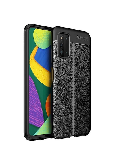 Zore Samsung Galaxy Uyumlu A03s Kılıf Omsy Niss Silikon Kapak - Siyah