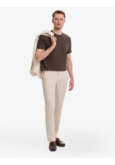 Pierre Cardin Erkek Koyu Kahverengi Tişört 50327857-vr084