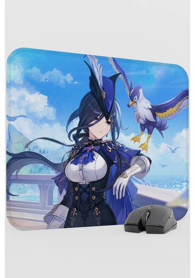 Clorinde Genshin Impact Anime Gacha V5 - 48x40 Xl Gaming Mouse Pad Fare Altlığı