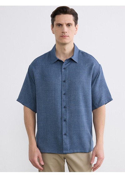 Lcw Vision İndigo Regular Fit Erkek Gömlek