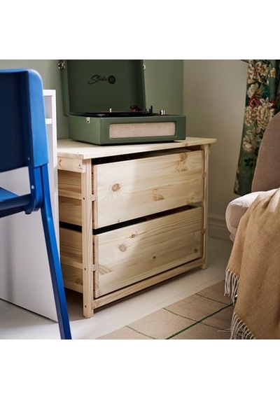 Ikea Kronören Komodin, Çam, 76x48x55 Cm