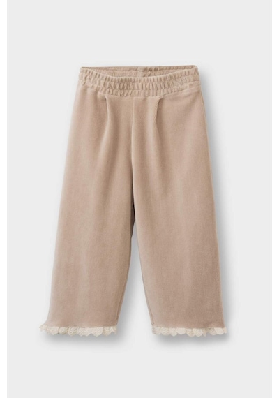 Defacto Kız Bebek Wide Baggy Fit Fitilli Kadife Pantolon G6878a525cwkh38 Haki-kh38