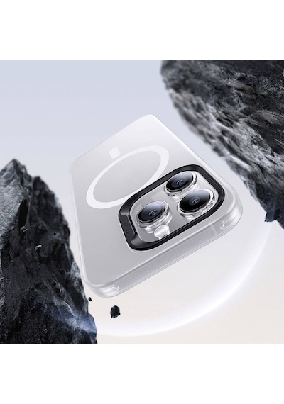 Apple Uyumlu iPhone 15 Pro Kılıf Magsafe Şarj Özellikli Benks Lucid Armor Kapak