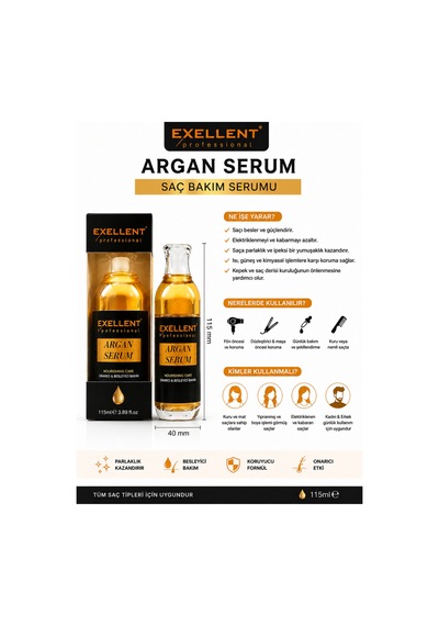 Exellent Argan Saç Serumu 115 Ml 1 Adet