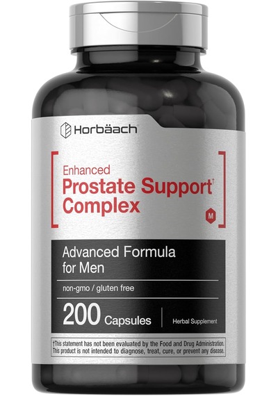 Horbaach Prostate Support For Men Saw Palmetto, Pygeum, Stinging Nettle 200 Cap