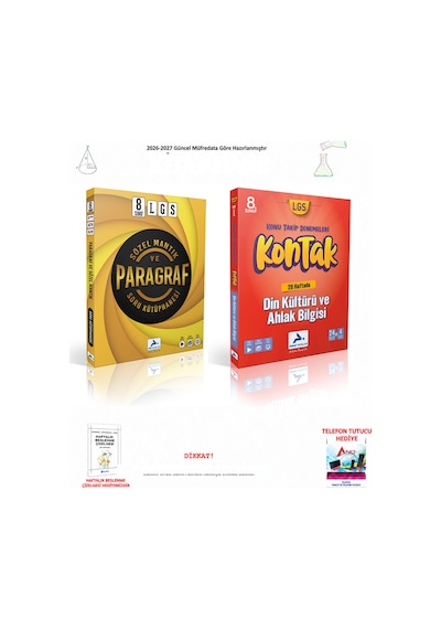 Paraf 8. Sınıf Sözel Mantık Ve Paragraf, Din 2 Kitap Seti