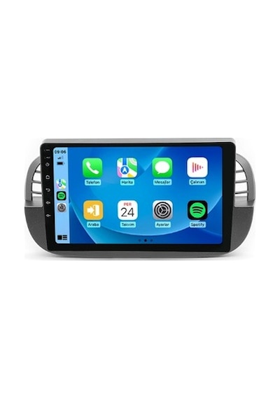 Fiat 500c 2011-2015 4gb Ram 64gb Hafıza 8 Çekirdek Carplay Kamera Android Multimedya 9"