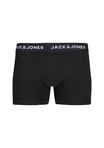 Jack & Jones Erkek Boxer 12273114 Siyah-beyaz-antrasit Siyah-beyaz-antrasit