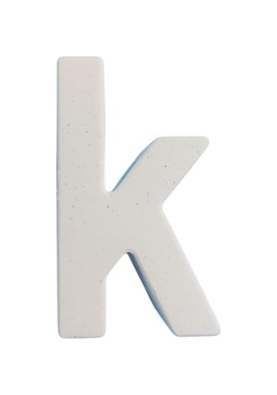 Boyanabilir Harf Obje - K - 5,2x3cm