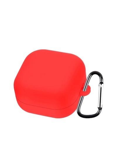 Samsung Galaxy Buds 4 / 4 Pro Uyumlu Kılıf Askılı Mat Silikon Ürün Kulaklık Değildir Kırmızı