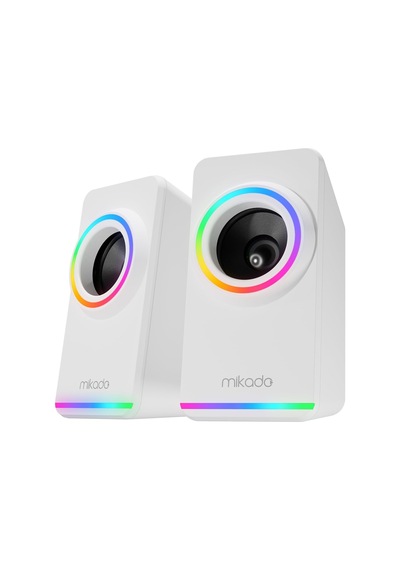 Lexroo Mikado Md-182 2.0 3w 2 Rgb Aydınlatmalı Usb + 3.5mm Usb 5v 3.5mm Aux Girişi