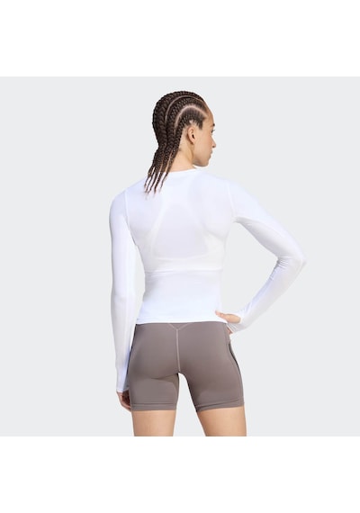 Adidas Primelift Essentials Workout Beyaz Kadın Uzun Kollu T-shirt Kd2211 Beyaz