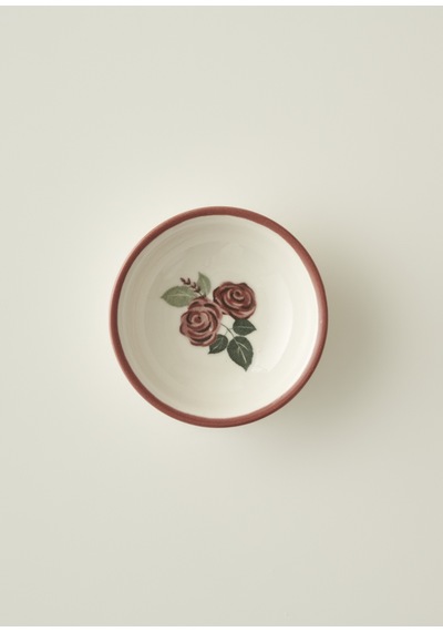 Rose Porselen Kase 13 Cm
