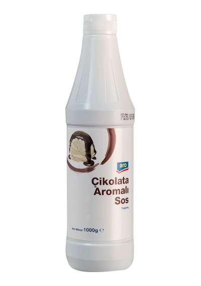Aro Topping 1 Kg Çikolata Sos - Pastacılık Ve Tatlılar İçin Pratik Çikolata Sosu 3'li Ekonomik Tarı