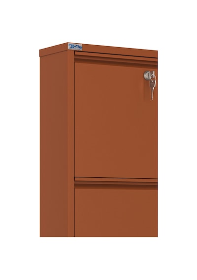 Ceha Kilitli 4'lü Metal Ayakkabılık - Taba K.AYK-4/P8004/KL