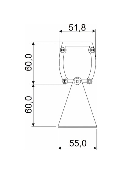 Tunga Aydınlatma Wallwasher Led Projektör 50cm 18w Ip65 220v Rotasyon Ayak Ce 3000k