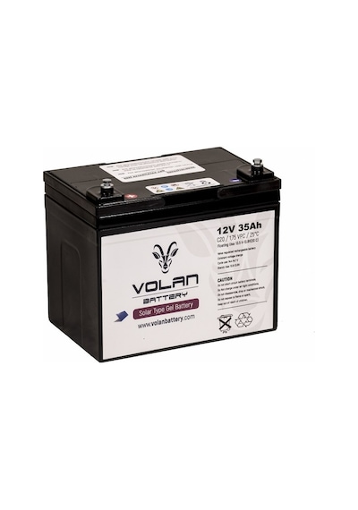 12 Volt 35 Amper Jel Akü Solar Güneş Enerjisi - Volan Akü / 325018654