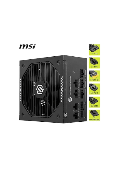 Tr Mag A750gls Pcıe5 Atx V3.1 750w Pcıe 5.1 Ready 80+ Gold Power Supply