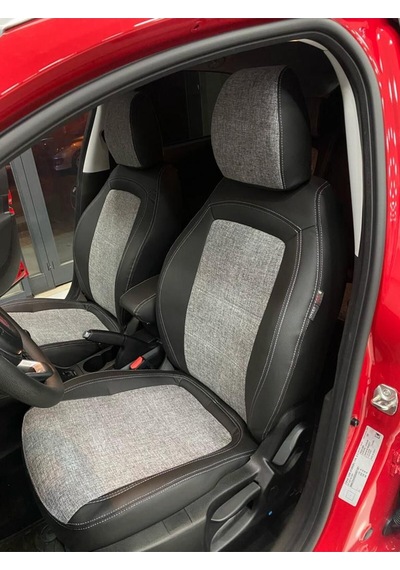Fiat Egea Uyumlu Urban Paket Arka Sırt 2+1 Keten Kumaş Deri Karışımı