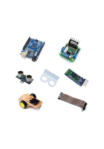 Arduino Bluetooth Robot Araba Kiti - Kit01