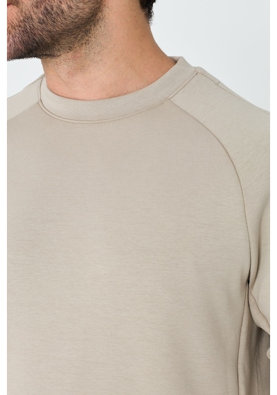 White Stone Bej Pamuklu Erkek Basic Sweatshirt Beıge
