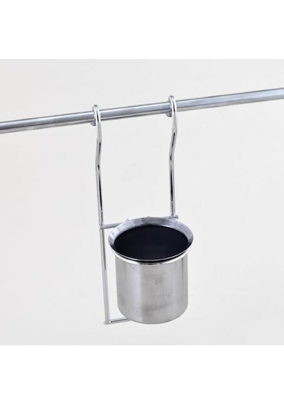 Çağdaş Tekli Paslanmaz Kaşıklık Inox 11 Cm Gri