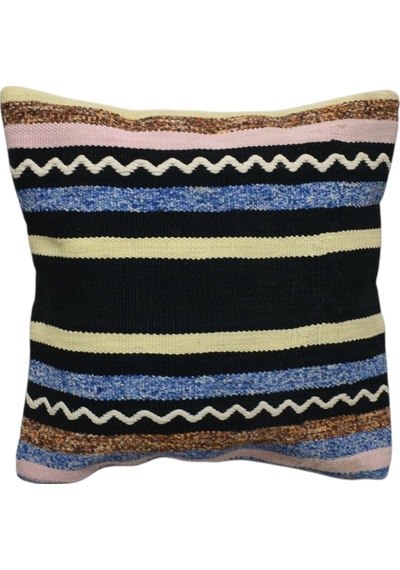 Zehra Abla Halı Yeni El Dokuma Dekoratif Kilim Kırlent Yastık Kılıfı 6039