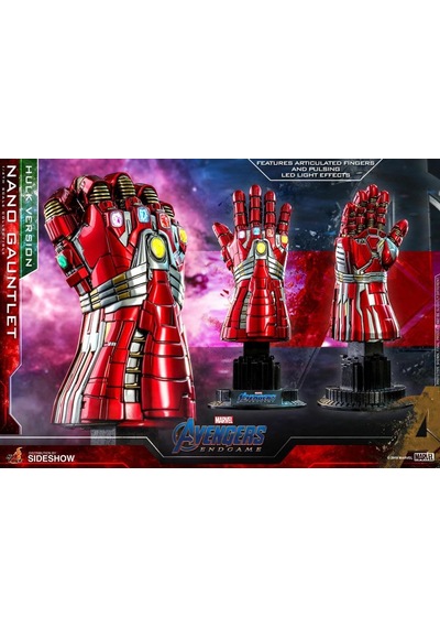 Hot Toys Nano Gauntlet (Hulk Version) Quarter Scale  R e p l i c