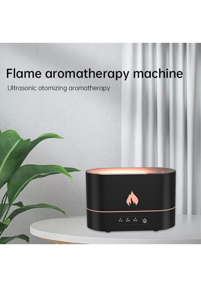 Alev Aroma Difüzör Lamba Ultrasonik Aromaterapi Nebulizatör Hava Nemlendirici Uçucu Yağ Difüzörü