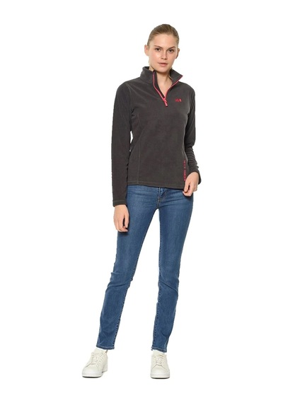 Helly Hansen Slope Polar Fleece Kadın Sweatshirt Hh..15001 983 Antrasit