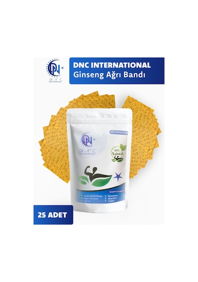 Hızlı Etkili Doğal Ginseng  Bandı Eklem Için Rahatlatıcı Uzun Süreli Etki 25 Bant
