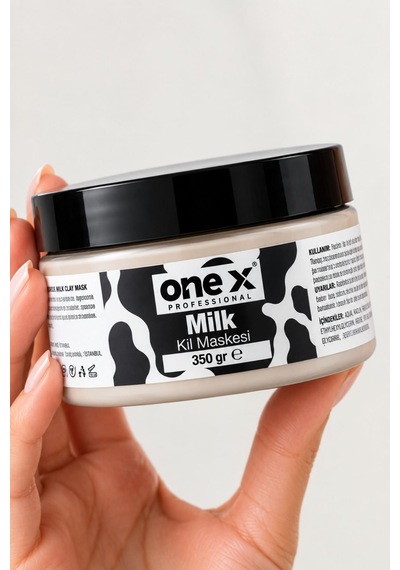 One X Milk Kil Maskesi 350 Gr Süt Özlü Arındırıcı Yüz Maskesi, Cilt Bakım Ve Temizleme Maskesi, Tüm Cilt Tipleri