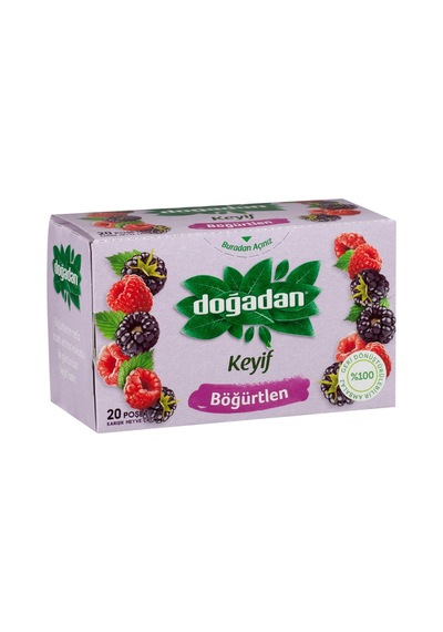 Doğadan Böğürtlen Meyve Çayı 20'li Poşet - Gerçek Meyve Parçacıkları Tarı