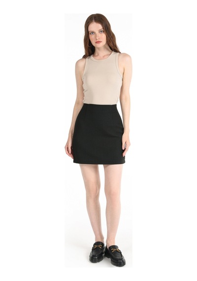 Colin's Colins Regular Fit Siyah Kadın Etek Cl1065879 Siyah
