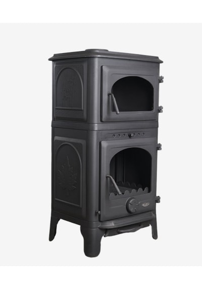 Reyo Stove Danışment Fırınlı Küllüklü Döküm Şömine Soba