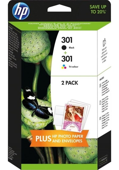 Hp 301 J3M81A Siyah Ve Renkli Kartuş  Paket