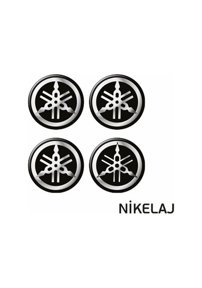 Yamaha Uyumlu 2,4x2,4 Cm Dörtlü Damla Etiket Çok Renkli