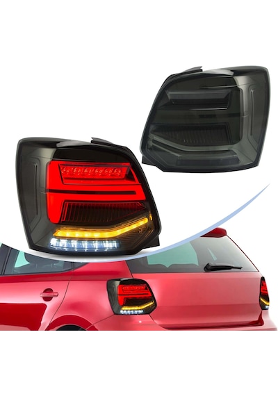 Vw Polo 6c 2016.2017 Audi Dizayn Q2 Füme Ledli Arka Stop Lambası