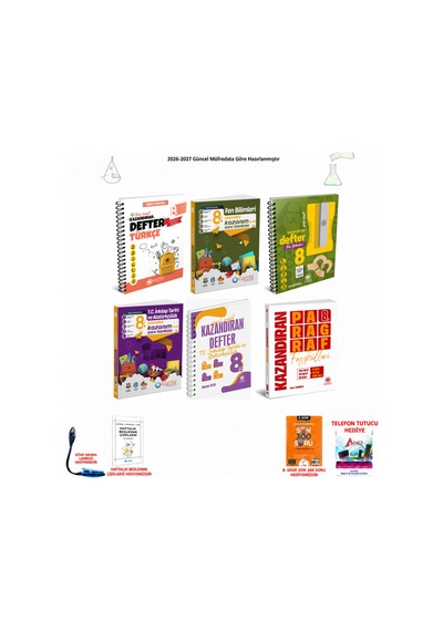Çanta 8. Sınıf Lgs Tüm Dersler 238 6 Kitap Seti