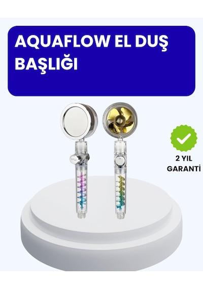 Sağanak Yağmur Etkili El Duşu Start Stop Tuşlu Su Tasarruflu Krom