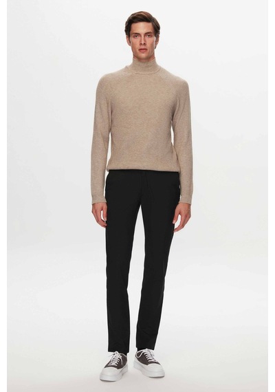 Twn Siyah Gabardin Jogger Pantolon 5ec03s2023451 001